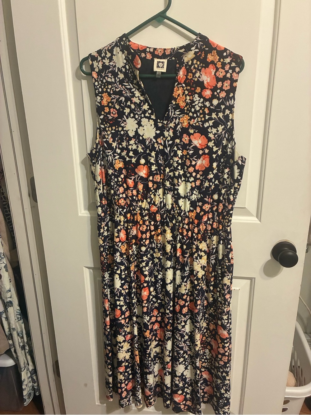 Anne Klein Floral Sleeveless Dress